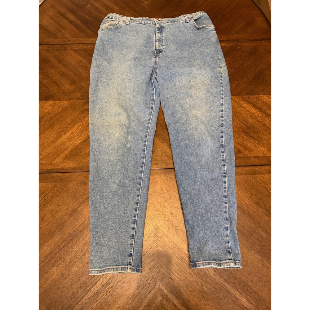 Levi 950‎ Jeans Womens 22W Med Light Wash Relaxed Tapered Leg Orange Tab Vintage
